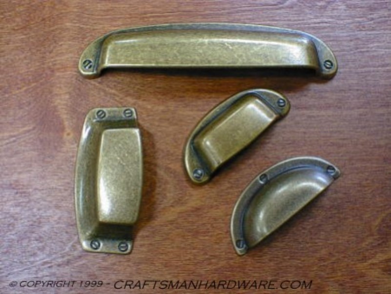 hardware-pulls-cabinet-pulls-antique-brass-finish-Craftsmanhardware.com